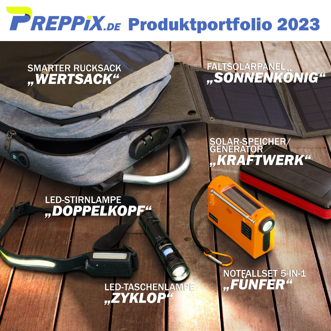 Preppix DOPPELKOPF (LED-Stirnlampe)